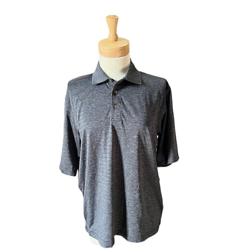 Kirkland Signature Performance Grey Polo. (size Medium)